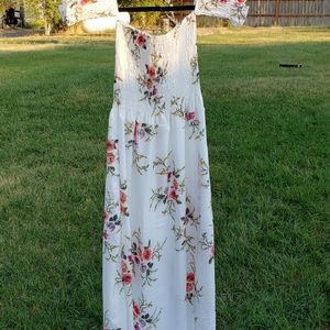 Off shoulder floral dress
